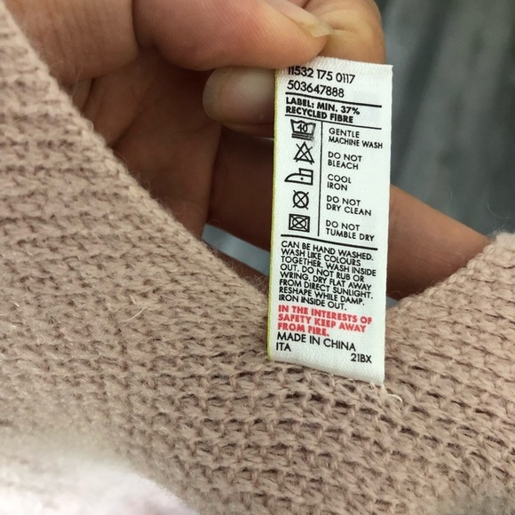 Woolworths delicate crochet lace fringe shawl open cardigan blush pink OS - Picture 7 of 7